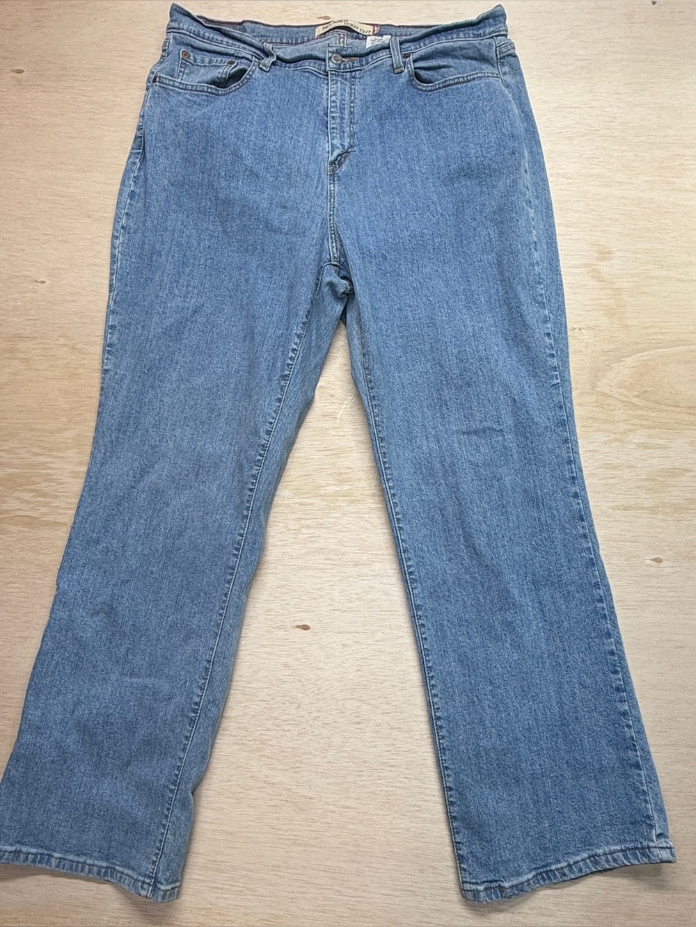 Levi’s 550 Jeans Womens 22M Blue Denim Relaxed Bootcut Medium Wash Stretch 36x29